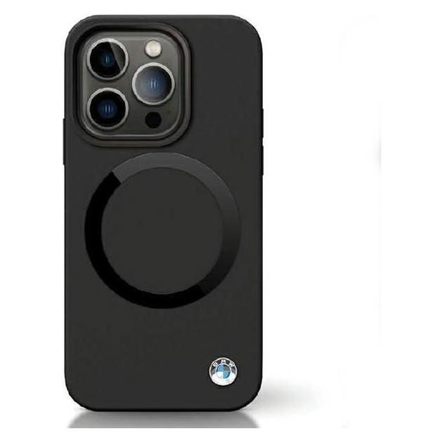 BMW BMHMP14LSILBK2 iPhone 14 Pro 6.1" czarny/black Signature Liquid Silicone MagSafe (Apple iPhone 14 Pro) (BMW000657-0)