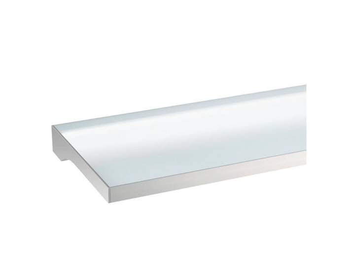 Glasablage TEO-SLIM in Edelstahloptik