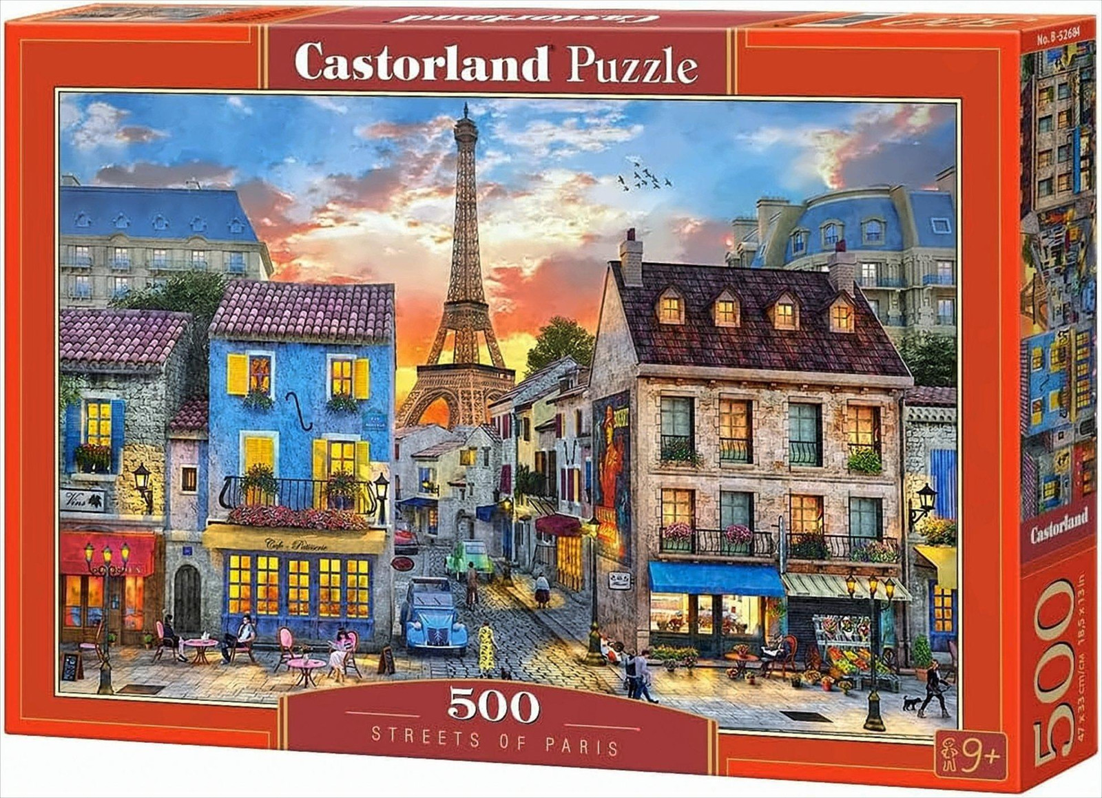 Castorland Puzzel Straten van Parijs 500 stukjes