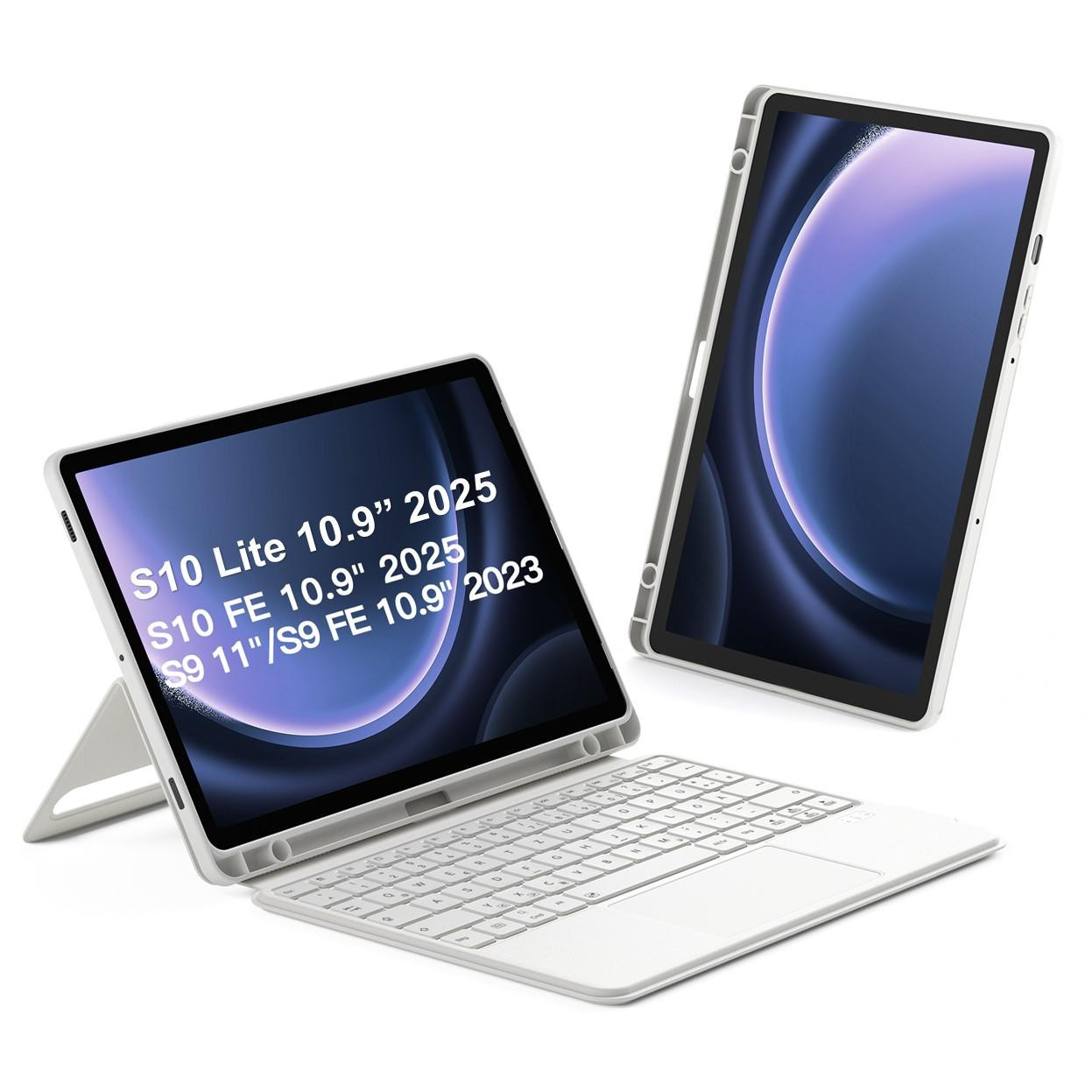 Inateck Keyboard voor Samsung 11 inch QWERTZ wit