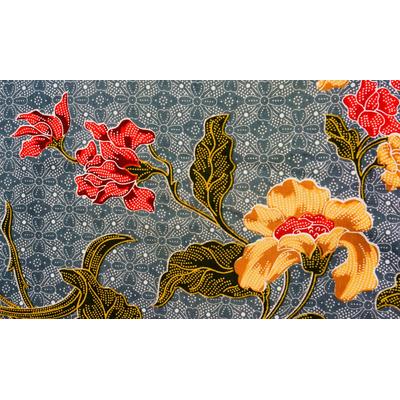 Fototapete PAPERMOON "Batikmuster", bunt, B:3,5m L:2,6m, Vlies, Tapeten