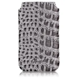 Universal Croco Look Design Sleeve Grau