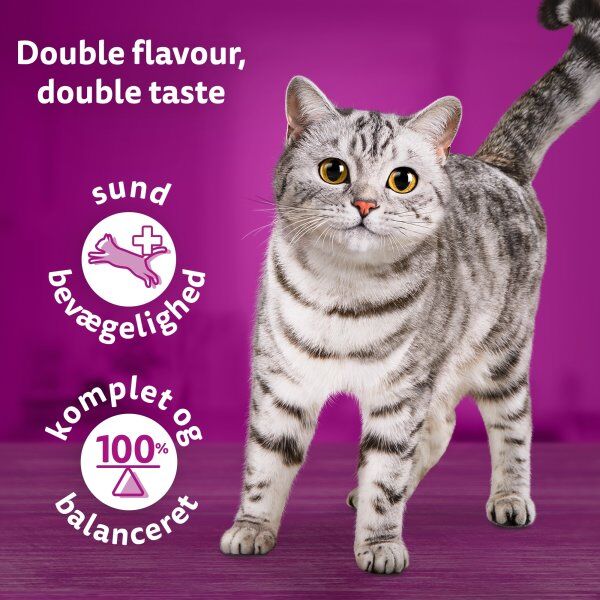 Whiskas Portionsposer, Surf&turf,; 24x85 G