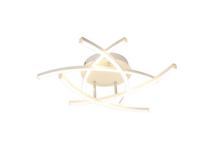 Nettlife Led-Deckenleuchte Mack 52/52/13cm, Weiß, Metall, LED integrated, 52x13x52 cm, Lampen & Leuchten, Innenbeleuchtung, Deckenleuchten, Deckenleuchten