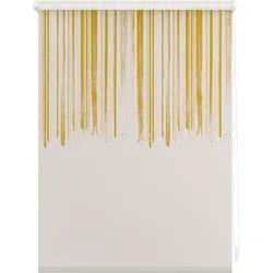 Lichtblick Rollo Klemmfix, ohne Bohren, blickdicht, Flowing Honey  - Gelb