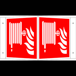 SAFETYMARKING Brandschutzschild Löschschlauch Aluminium (B x H) 200 mm x 200 mm ISO 7010 1 St. 15.A5145