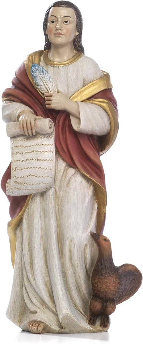 PABEN Religiosi San Giovanni Evangelista standbeeld van kunsthars