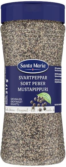 Svartpeppar SANTA MARIA grovmalen 217g