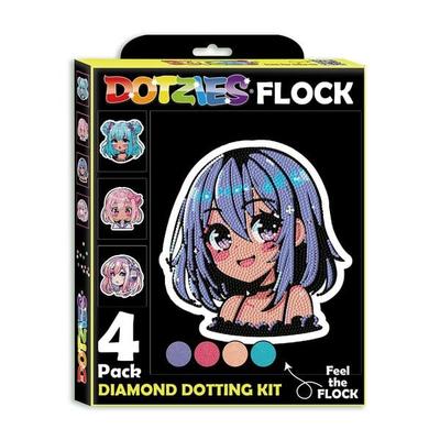 DOTZIES BY DIAMOND DOTZ - Diamond Painting Neon Anime Mädchen