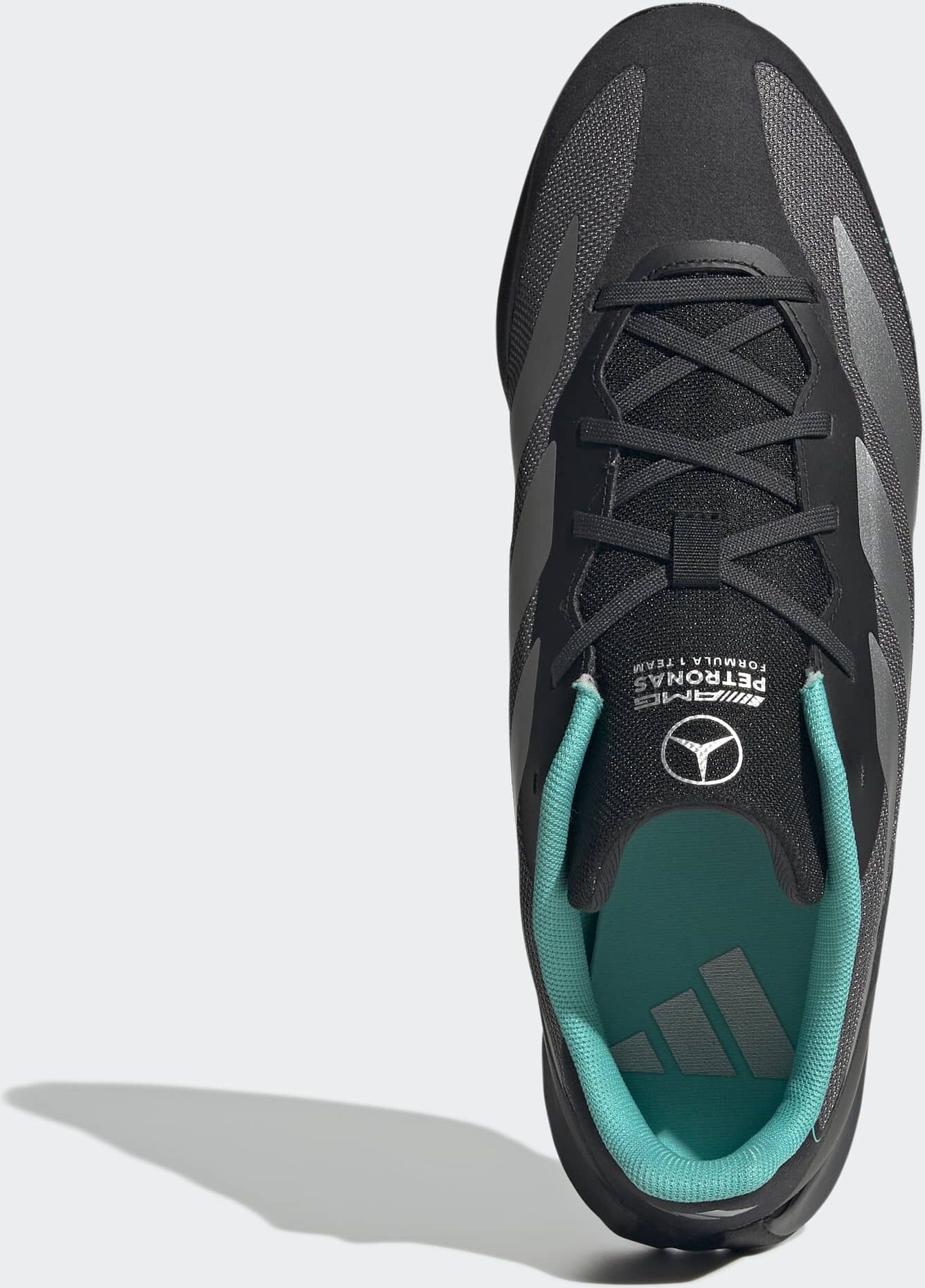 Sneaker ADIDAS PERFORMANCE "ADIDAS FEROZA BASE MERCEDES AMG PETRONAS F1 TEAM", Herren, Gr. 42, schwarz (core schwarz, silber metallic, semi mint rush), Synthetik, Schuhe Sneaker