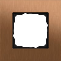 Abdeckrahmen 1-fach, Abdeckung bronze, Retail