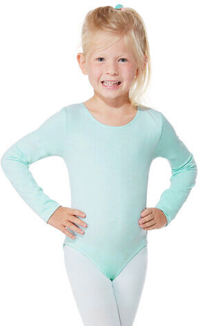 Kinder-Langarmbody, hellblau