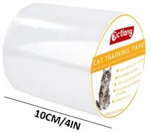 Inspired Finds Transparent Cat Scratch Deterrent Tape For Furniture, Sofas & Home Protection 4 Inch 393.70 In (32.81 Ft)