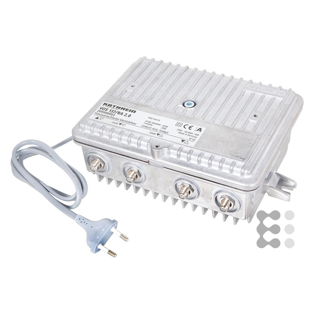 Kathrein Hausanschlussverst. VOS 137/RA 2.0 47/85-1006MHz 40/34/30dB akt.Rückkanal (209500003)