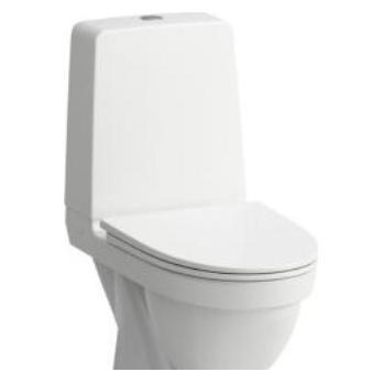Laufen Kompas skruemonteret toilet med skjult S-lås og åben skyllekant (H8271500007821)