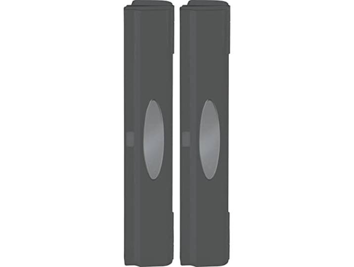 WENKO Folienschneider Perfect Cutter L Anthrazit 2er Set 2er Set, Folienspender Grau - Anthrazit