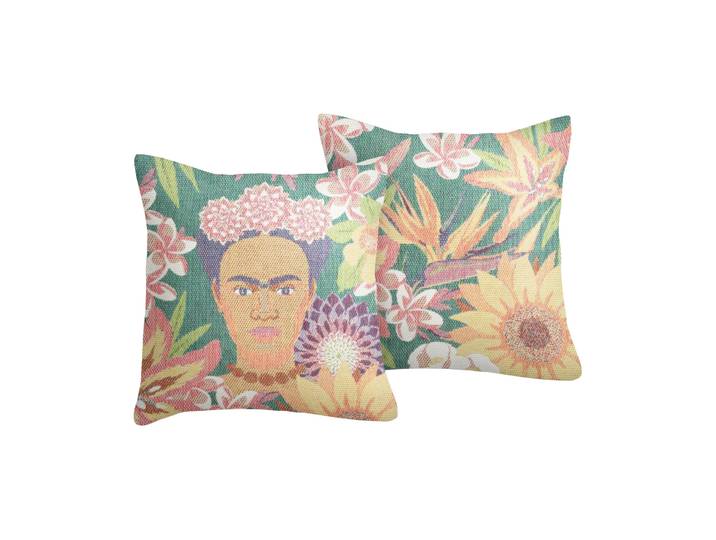 Ekelund Linneväveri Housse de coussin Flores 40x40 cm Multi