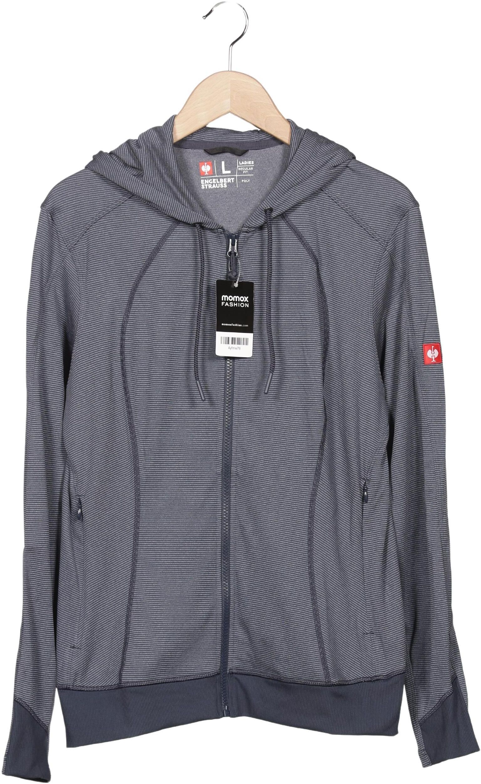 engelbert strauss Damen Kapuzenpullover, Grau, Gr. L, Synthetik - Second Hand