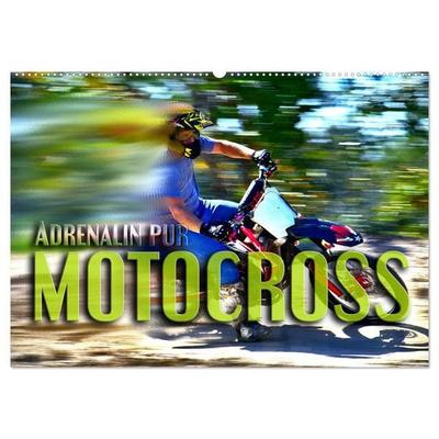 Motocross - Adrenalin pur (Wandkalender 2026 DIN A2 quer), CALVENDO Monatskalender