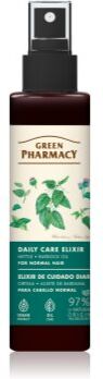 Green Pharmacy Nettle & Burdock oil Elixir sérum para cabelo normal 150 ml. Nettle & Burdock oil Elixir