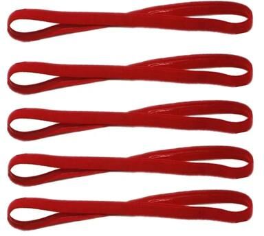 Uplift Picks 5 Pack Non Slip Sports Headbands For Running And Yoga red (5 Pcs)