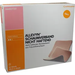 ALLEVYN Schaumverband 19x21 cm nicht haftend 12 St Verband