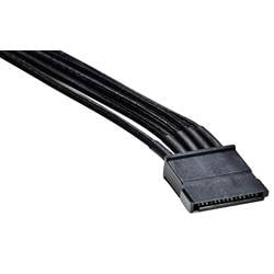 BeQuiet Strom Anschlusskabel [1x SATA-Strom-Stecker 15pol. - 1x bequiet! Stromanschluss modular] 0.60 m Schwarz CS-6610