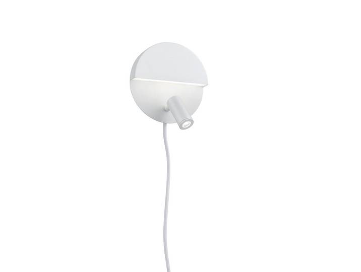 Trio Leuchten Led-Wandleuchte Mario, Weiß, Metall, 10.5 cm, getrennt schaltbar, mit Schalter, Lampen & Leuchten, Innenbeleuchtung, Wandleuchten, Wandlampen mit Schalter