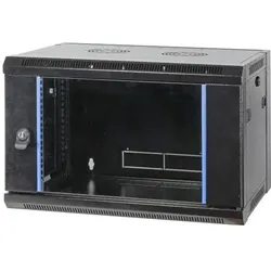 EFB Elektronik Wandgehäuse (21 HE, 19 Zoll Rack), Serverschrank, Schwarz