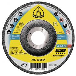 Klingspor A 24 TZ Special 136554 Trennscheibe gekröpft 115 mm 25 St. Edelstahl