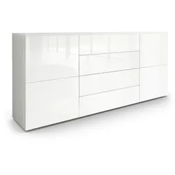 SIDEBOARD Rova Weiß Hochglanz / Weiß Hochglanz