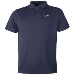 Nike, Herren, Sportshirt, Court Premium Navy Man (L), Weiss