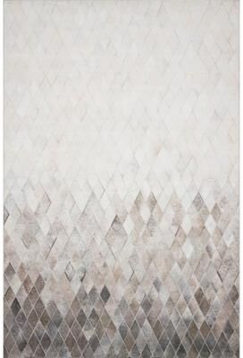 Alexander Home Davide Printed Faux Cowhide Area Rug