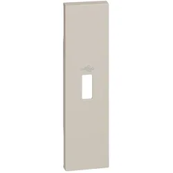 Legrand KM10P LivingNow 1-modulige Abdeckung für USB-Datendose in der Farbausführung Sand