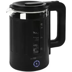 Magni Clat. Glas-Wasserkocher schwarz WK3837 G, Wasserkocher, Schwarz