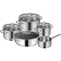 WMF Set Töpfe 9-teilig. ProvencePlus, Pfannenset + Topfset, Silber