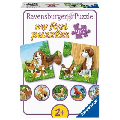 Puzzle Ravensburger Tierfamilien auf dem Bauernhof 9 X 2 Teile
