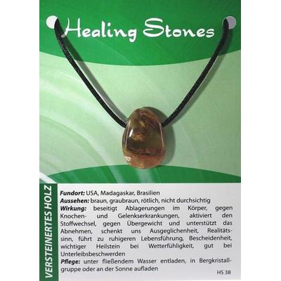 Verstein. Holz Healing Stones Maxicard