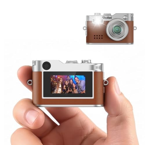 Rollei Mini Compacte Digitale Camera, Bruin, 2 MP, 1080p FHD