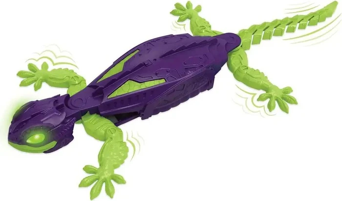 Hex Bots RC Leuchtender Gecko, der an Wänden hochkrabbelt