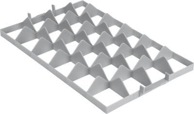 Fachwerkeinsatz FW 1192-2 oben, PE-HD, grau