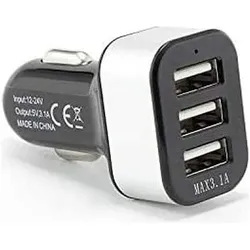 Sbox Car Charger CC-331B 3.1A black/grey, Auto Adapter, Schwarz, Grau, Silber