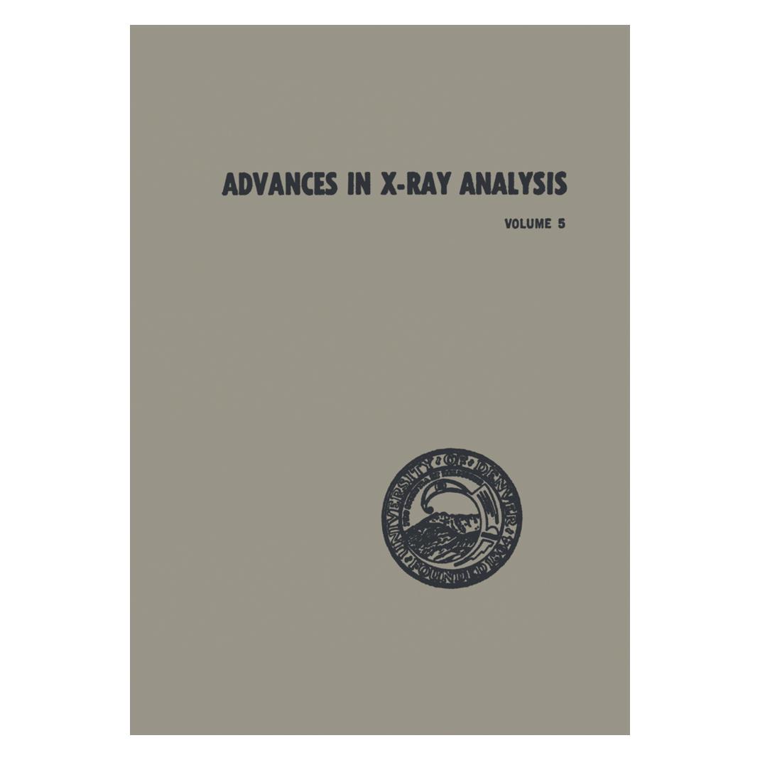 Springer Advances in X-Ray Analysis (Englisch, Softcover, William M. Mueller) (55560556)