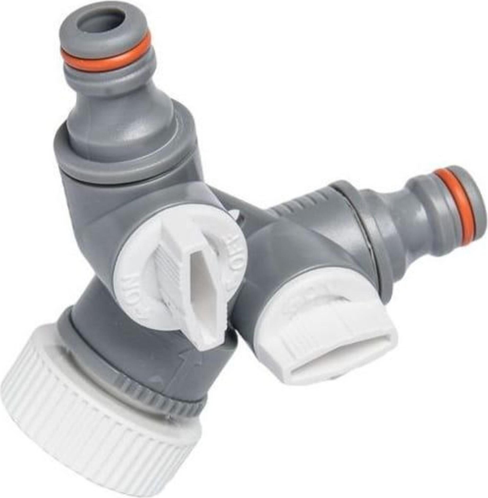 Bradas 2-weg ventiel WHITE LINE met kraanaansluiting 1" - 3,4" BradasWL-2222