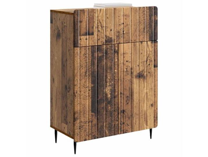 KTHLBRH Anrichte aus antikem Holz, 66 x 34,5 x 92 cm Regale und Tür, Schublade für Haushaltsgeräte, modernes Design, für Wohnzimmer oder Esszimmer