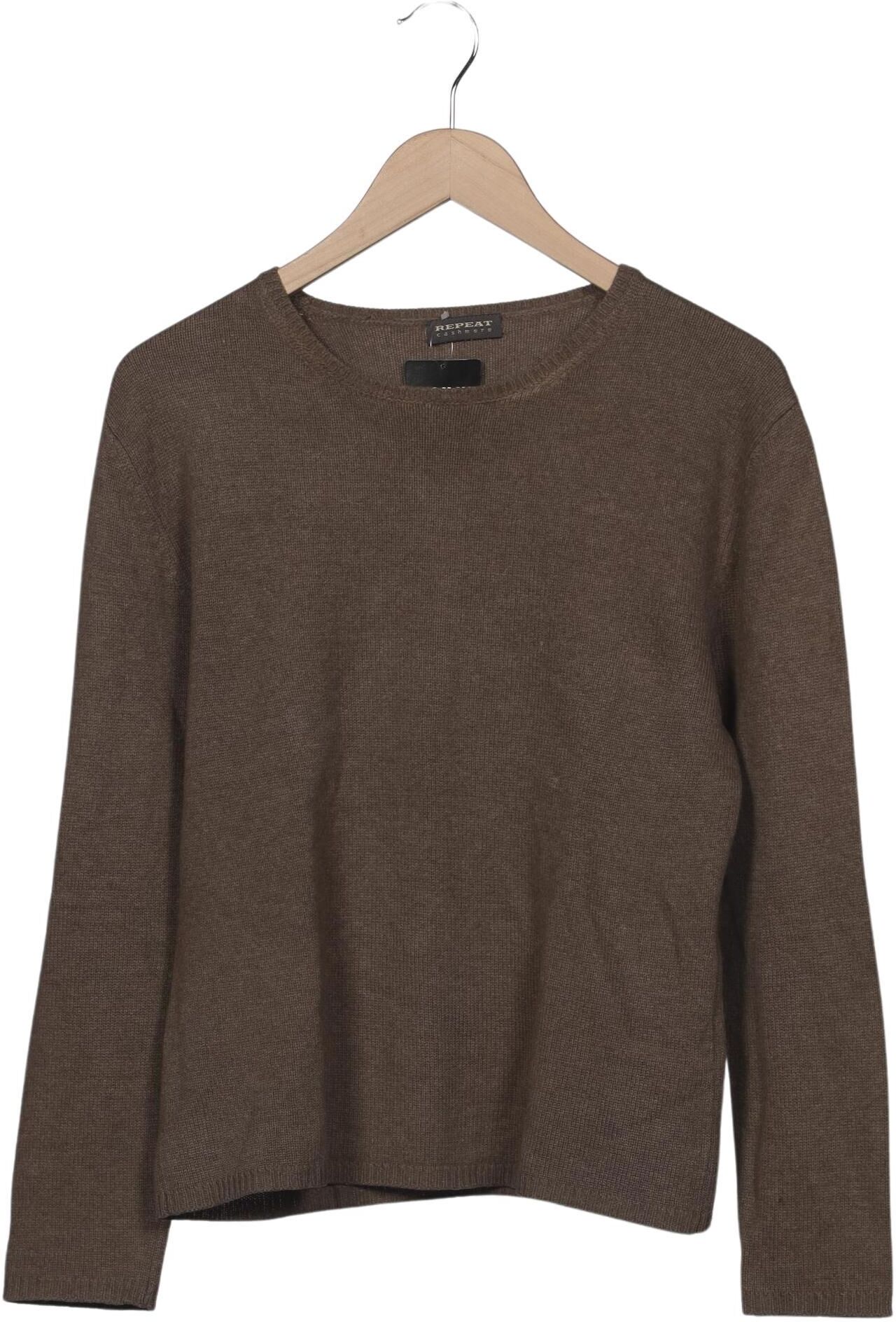 Repeat Damen Pullover, Braun, Gr. L, Kaschmir - Second Hand