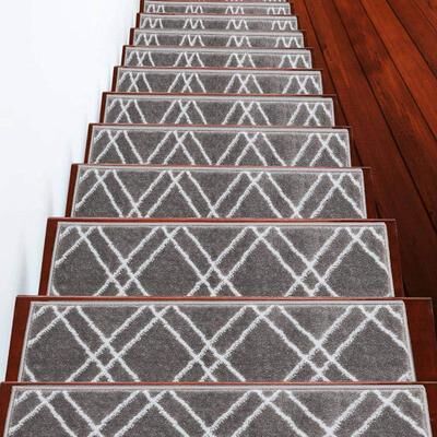 "SUSSEXHOME Vintage Collection Stair Treads Polypropylene 9""x28"""