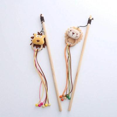 Playful Bell Cat Teaser Wand For Indoor Exercise Playful Bell Cat Teaser Wand For Indoor Exercise