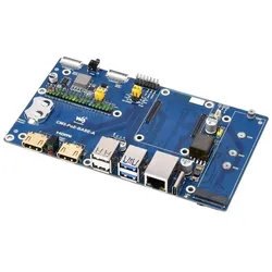 WaveShare IO Board for Compute Module 5 with PoE function, Entwicklungsboard + Kit