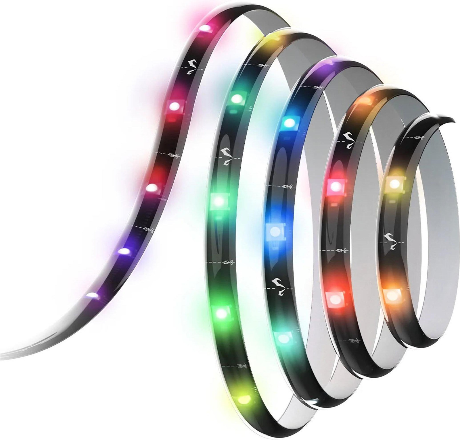 Yeelight Obsid RGBIC universele LED lichtstrip voor sfeerverlichting in zwart